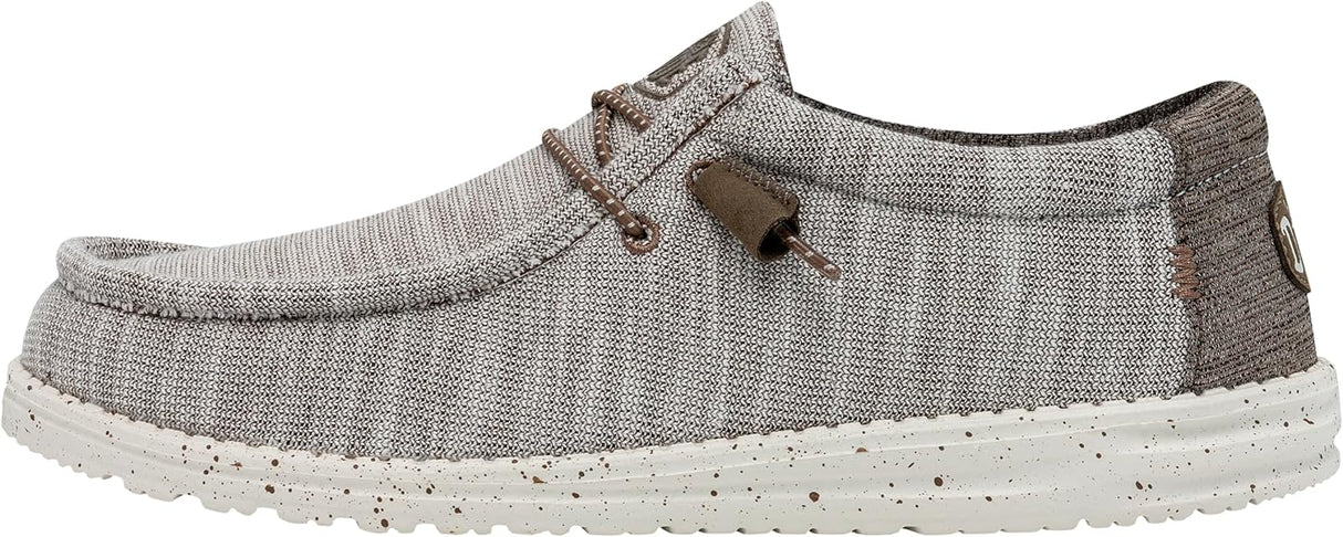 HEYDUDE Men's Wally Stretch Loafers Limestone Size: 12M