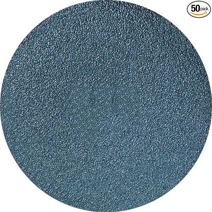 United Abrasives-SAIT 37083 50X 5-Inch Zirconium Pressure Sensitive Adhesive Disc, 50 Pack