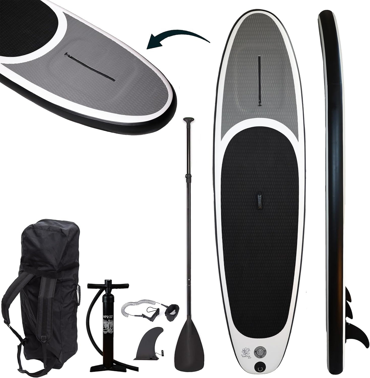 Ei Inflatable Stand Up Paddle Board with Built-in Cooler/Storage