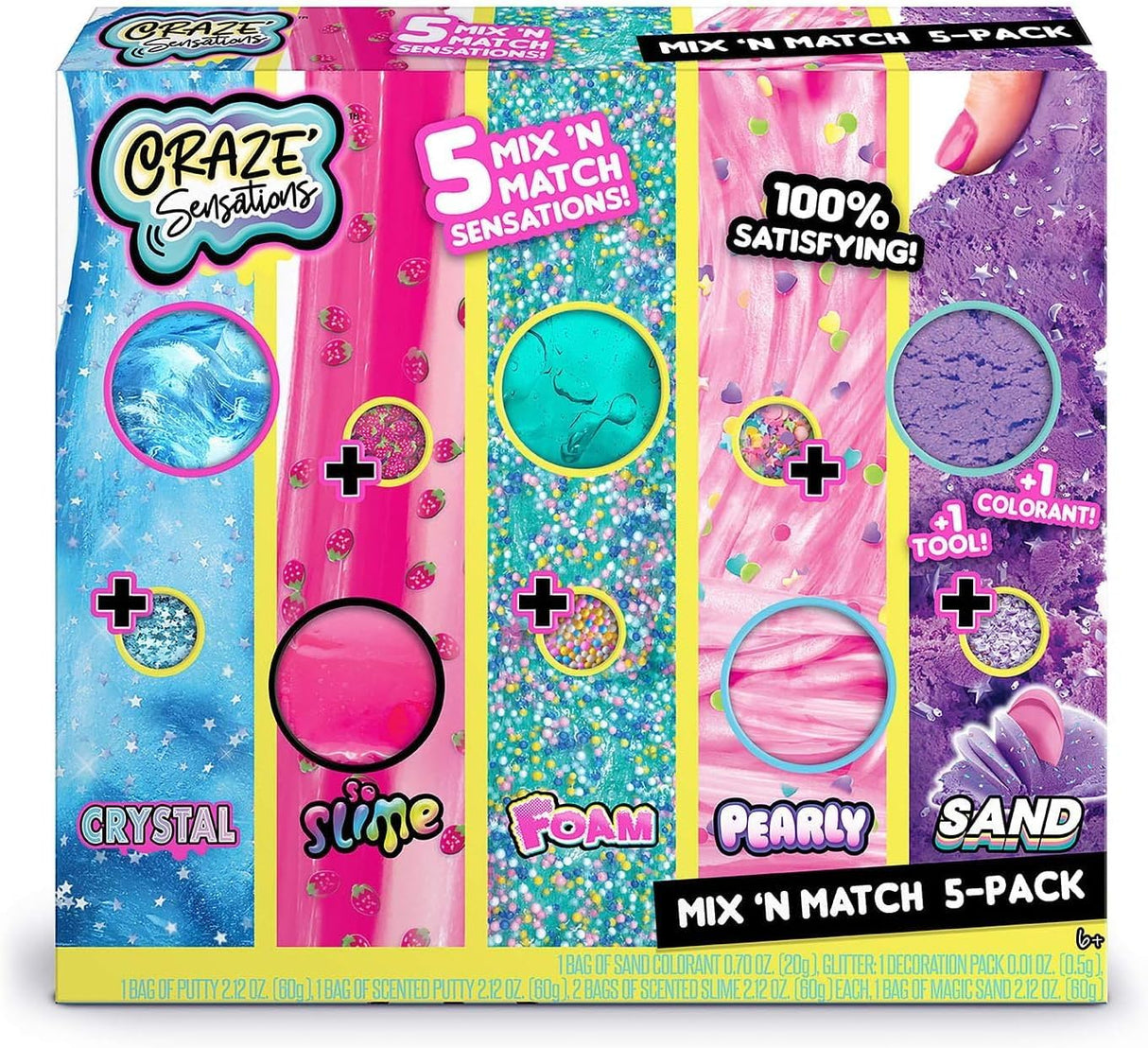 CRAZE'SENSATIONS Mix'n Match 5-Pack