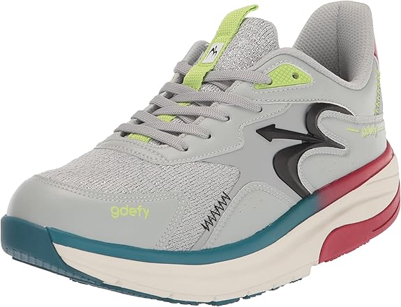 g-defy by Gravity Defyer | Energiya Cross Training Shoes for Women | Gray/Blue | Size US6.5 M