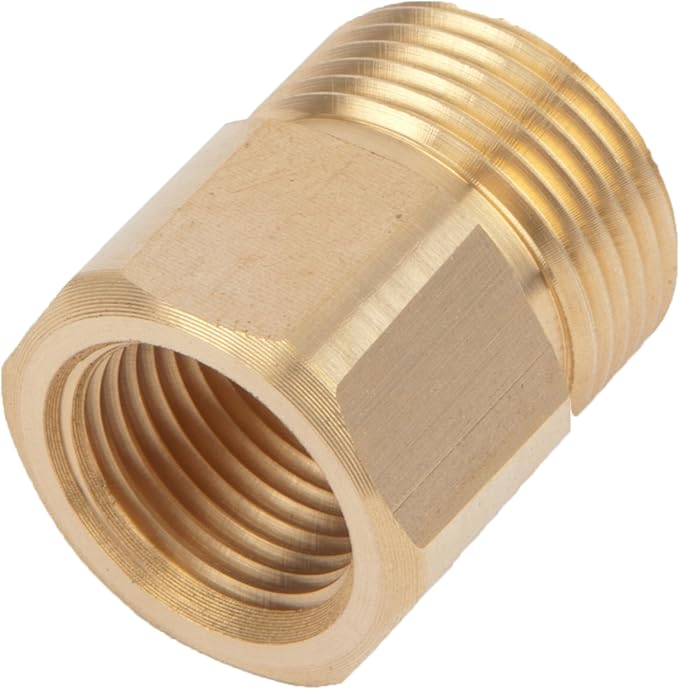 Forney 75116 Pressure Washer Accessories, Female Screw Nipple, M22M-by-3/8-Inch Female NPT