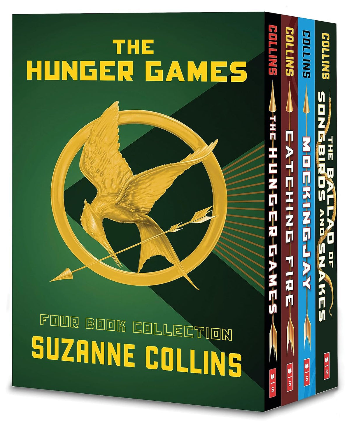 Hunger Games 4-Book Paperback Box Set (the Hunger Games, Catching Fire, Mockingjay, the Ballad of Songbirds and Snakes) Paperback – October 3, 2023