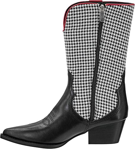 Corkys Footwear Hey Girl Women's Somebody's Problem 2-Inch Stacked Heel Western Boot, Featuring Cushioned Insoles For All Day Wear, Western Stitching, and A Full Inside Zip Size: 7