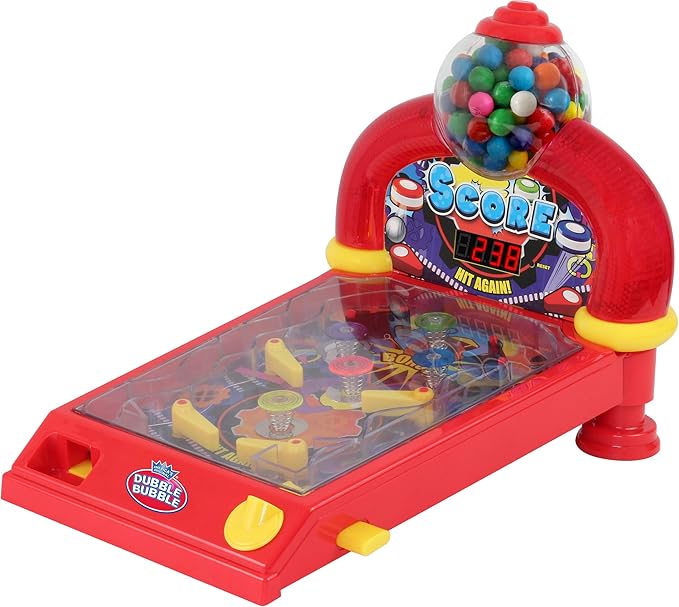 Dubble Bubble Arcade Pinball Machine and Bubble Gum Dispenser