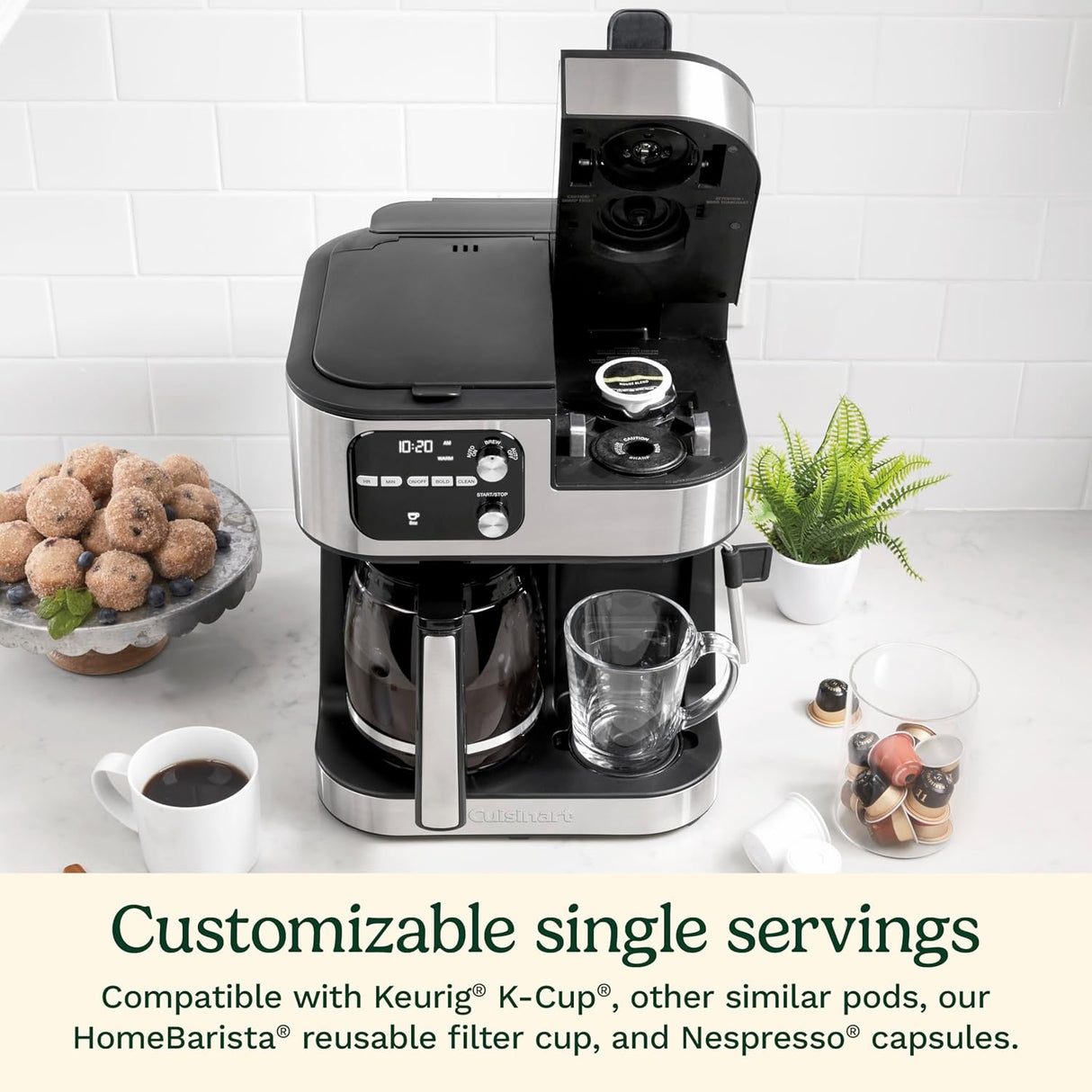 CUISINART Coffee Center BaristaBar 4-in-1 Coffeemaker - Black