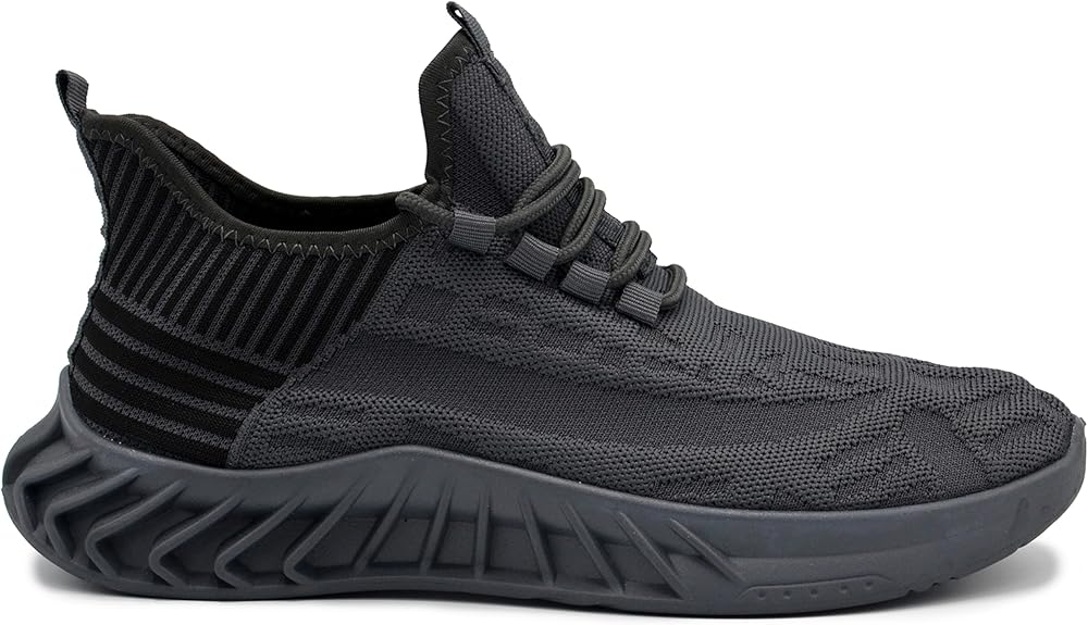 AKADEMIKS Men's Fit Knit Jogger Sneakers, Breathable Running Shoes for Athletic and Casual Wear Size: 9