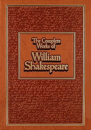 The Complete Works of William Shakespeare Leather Bound by William Shakespeare