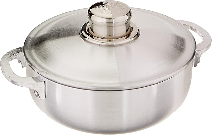 Uniware Super Quality Aluminum Caldero/ Stock Pot with Aluminum lid, Thickness 3mm, 1.7 QT