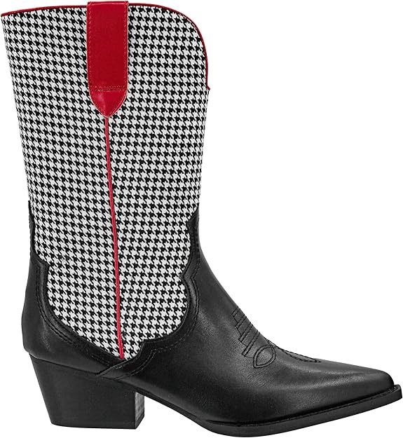 Corkys Footwear Hey Girl Women's Somebody's Problem 2-Inch Stacked Heel Western Boot, Featuring Cushioned Insoles For All Day Wear, Western Stitching, and A Full Inside Zip Size: 7