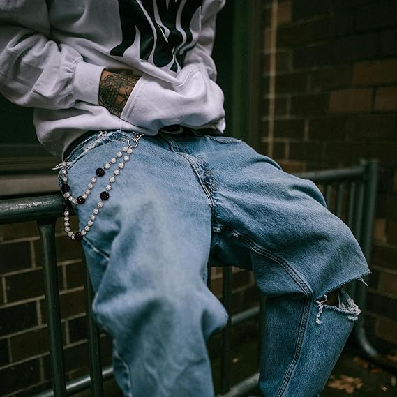 DRUNZ white/grey-black WALLET CHAIN