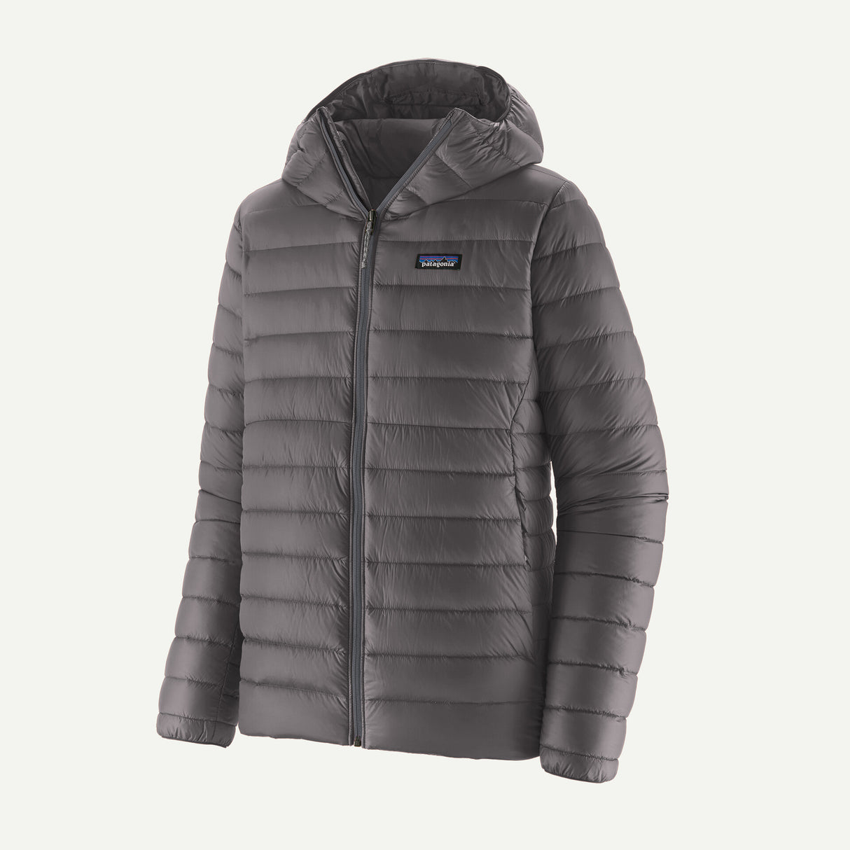 (L) PATAGONIA M'S Down Sweater Hoody  Forge Grey w/Forge Grey