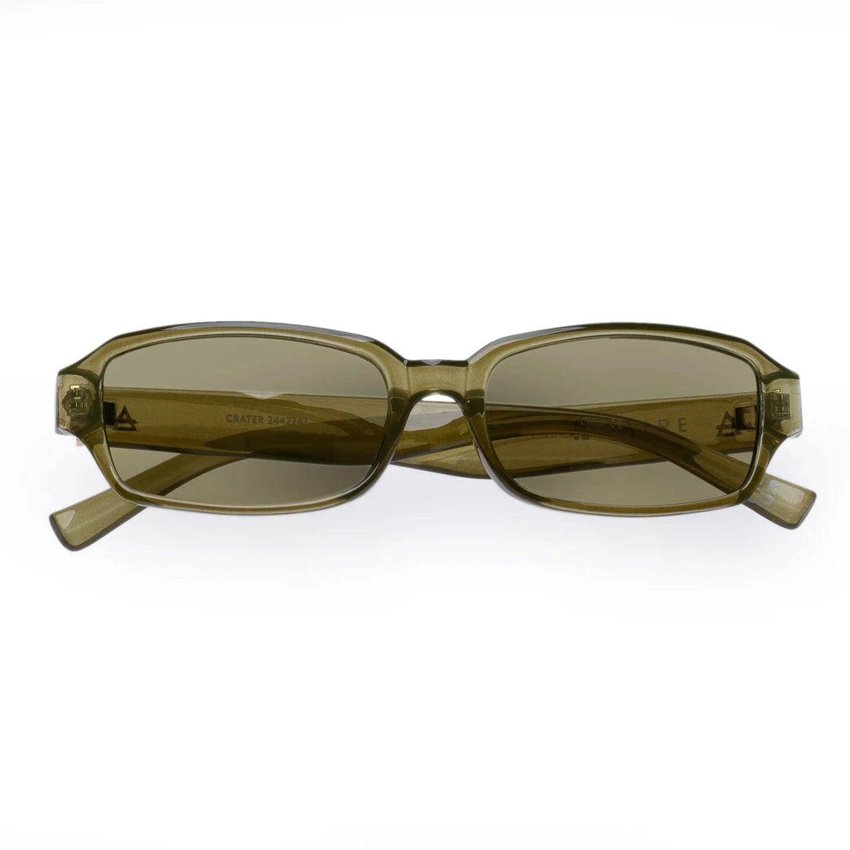 Aire Crater - Khaki Gold Sunglasses