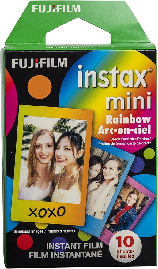 Fujifilm INSTAX Mini Rainbow Film - 10 Exposures