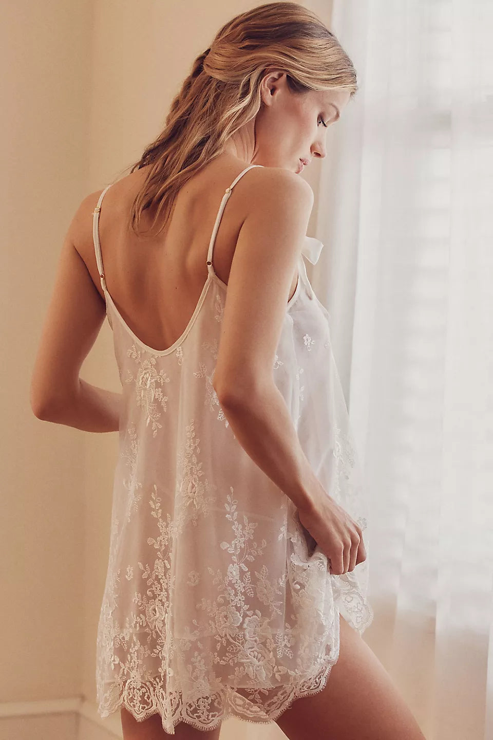 Rya Collection Darling Babydoll Chemise & Thong Set Size: M