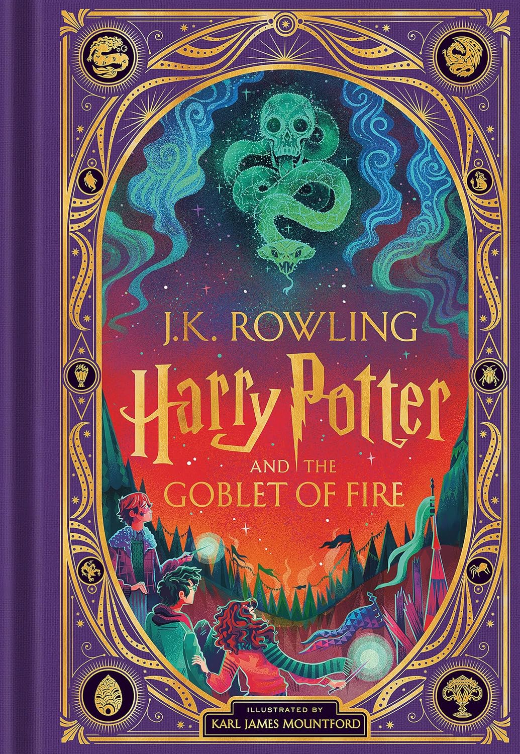 Harry Potter and the Goblet of Fire (Harry Potter, Book 4) (Interactive Illustrated Edition) Hardcover