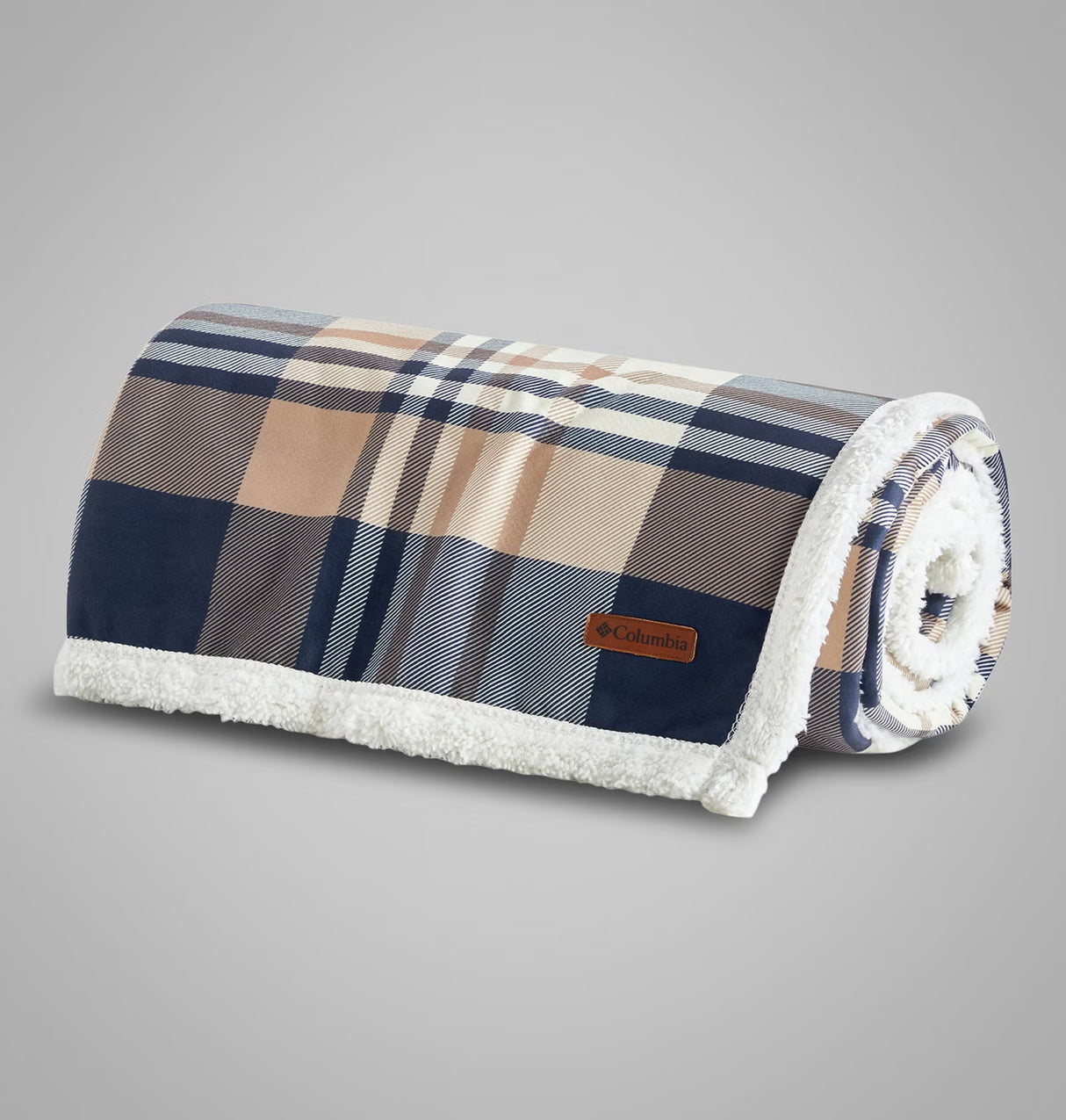Columbia Flannel To Sherpa Throw (Color: Sahara) (60x50)