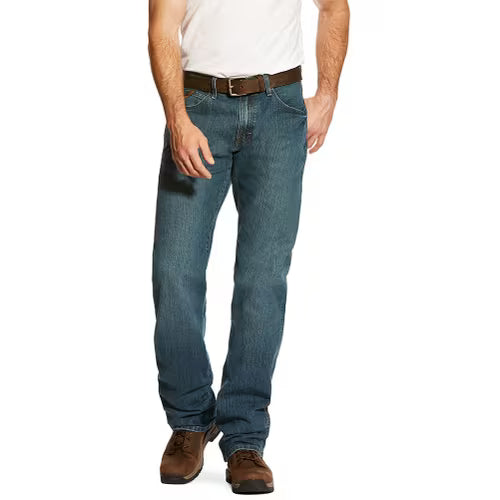 34/32 Men's Rebar M4 Relaxed Boot Cut Jeans - Carbine