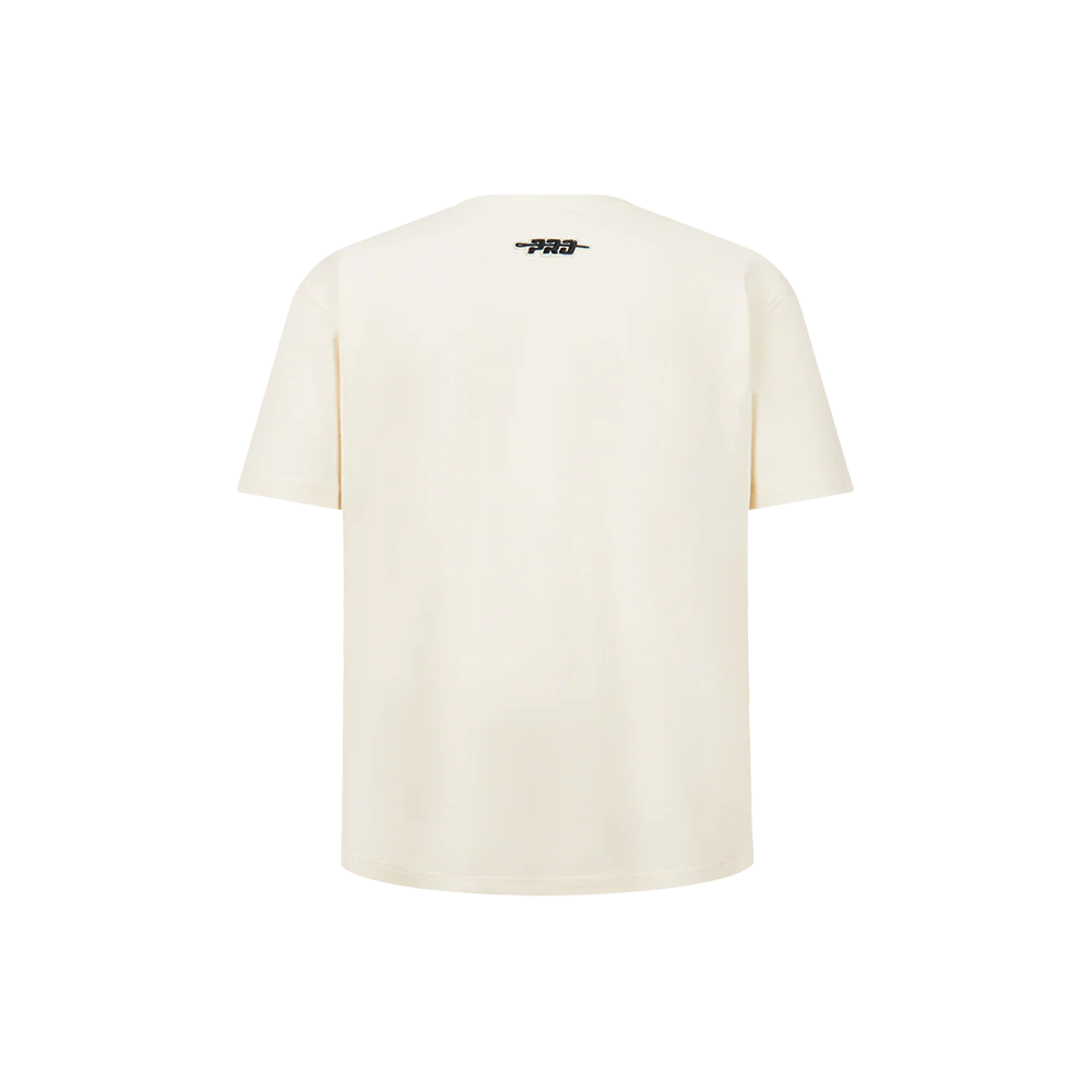PRO STANDARD - LITTLE KIDS SZ 7 - NBA NEW YORK KNICKS RETRO CLASSIC - SHORT SLEEVE TAPING TEE - EGGSHELL/ROYAL