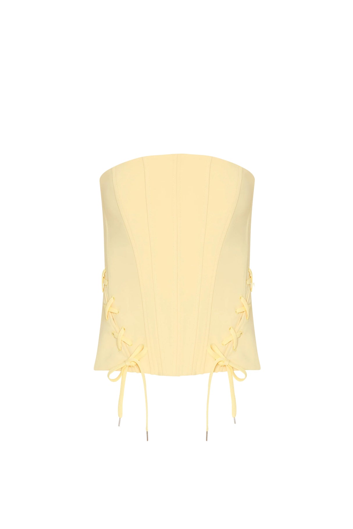 Amanda Uprichard Hathaway Top (Color: Cornsilk - Small)