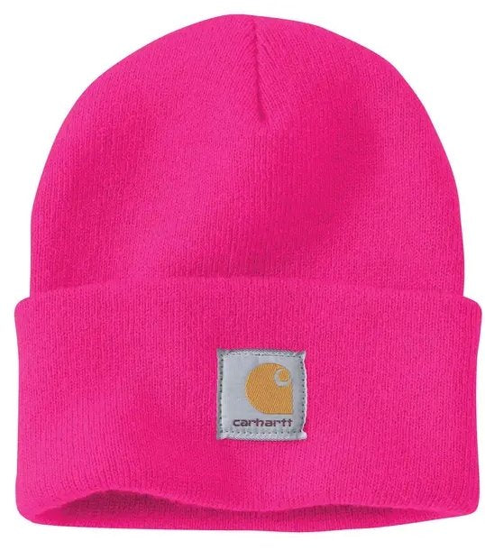 Carhartt Acrylic Knit Hat A18 P42 - Pink Glow