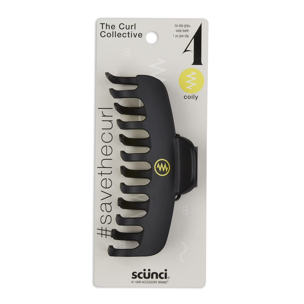 Conair, Scunci Curl Collective Coily Jaw Clip (Pack of 2)