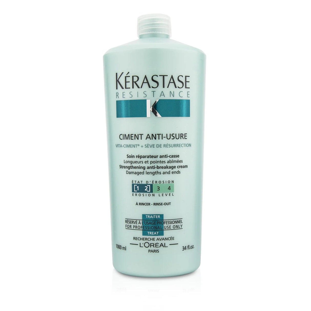 Kerastase Resistance Ciment Anti-Usure Strengthening Anti-Breakage Cream - Rinse Out (For Damaged Lengths & Ends) 200ml/6.8oz