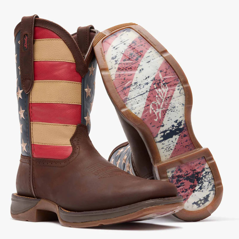 Rebel by Durango Patriotic Pull-On Western Flag Boot