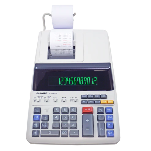 12 Digit Commercial Printing Calculator (EL-1197PIII)