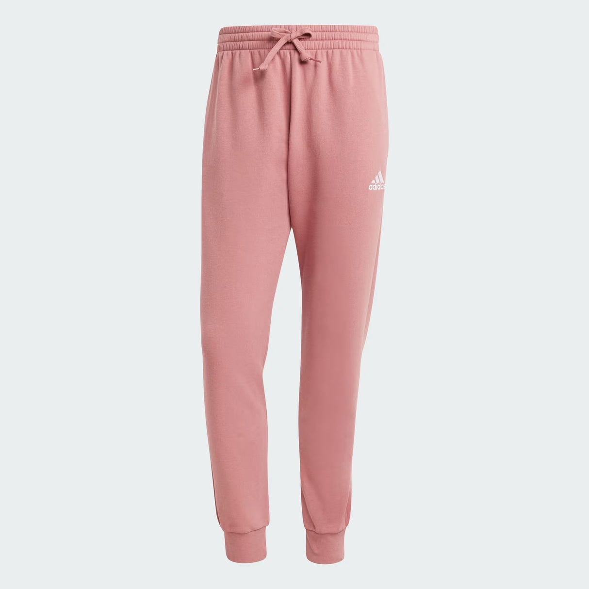 adidas Essentials Fleece Regular Tapered Sweatpants in Preloved Crimson, Size S