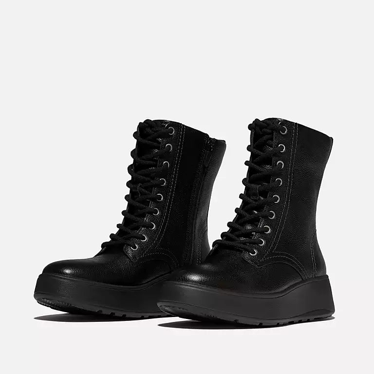 Fitflop F-MODE Tumbled-Leather Ankle Boots Size 8.5