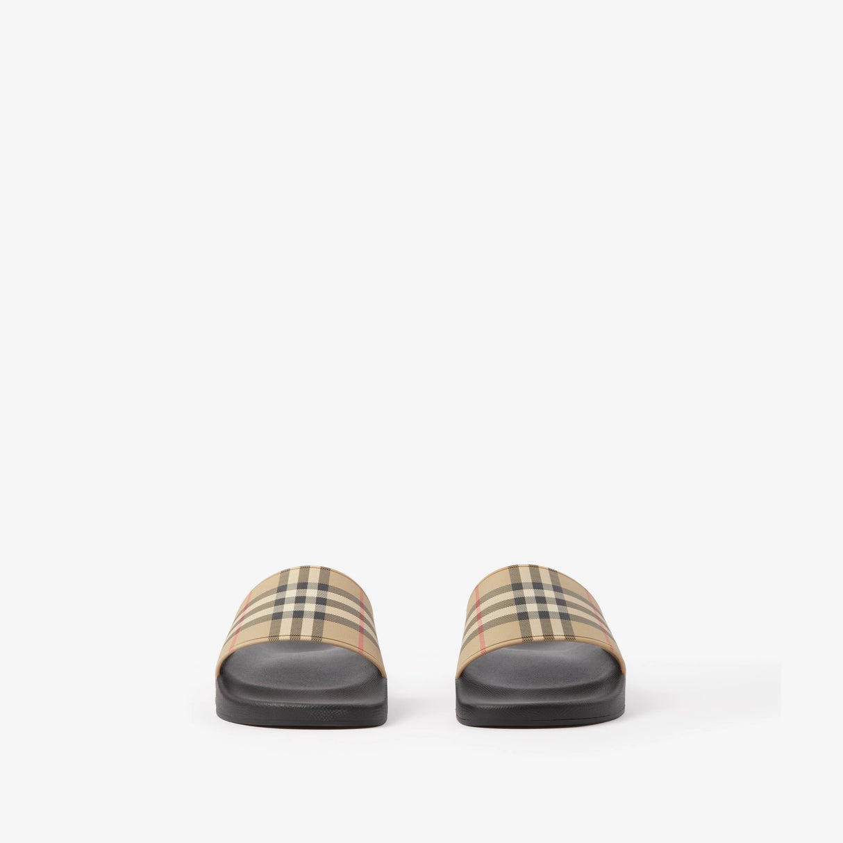 Burberry London England Check Slides Size: 7-7.5M/9-9.5W