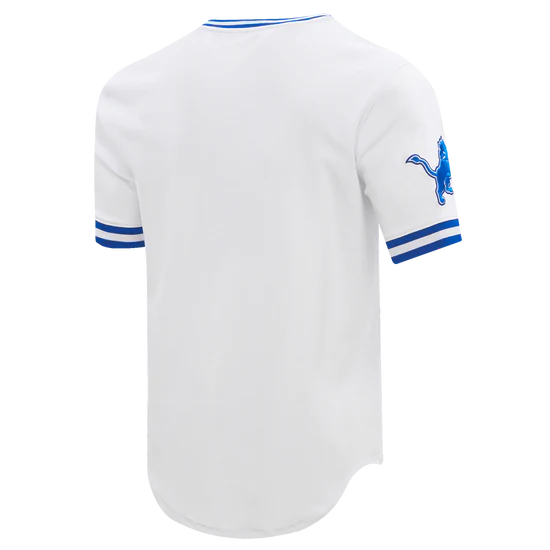 NFL DETROIT LIONS CLASSIC CHENILLE MEN'S DOUBLE-KNIT TEE- 3XL