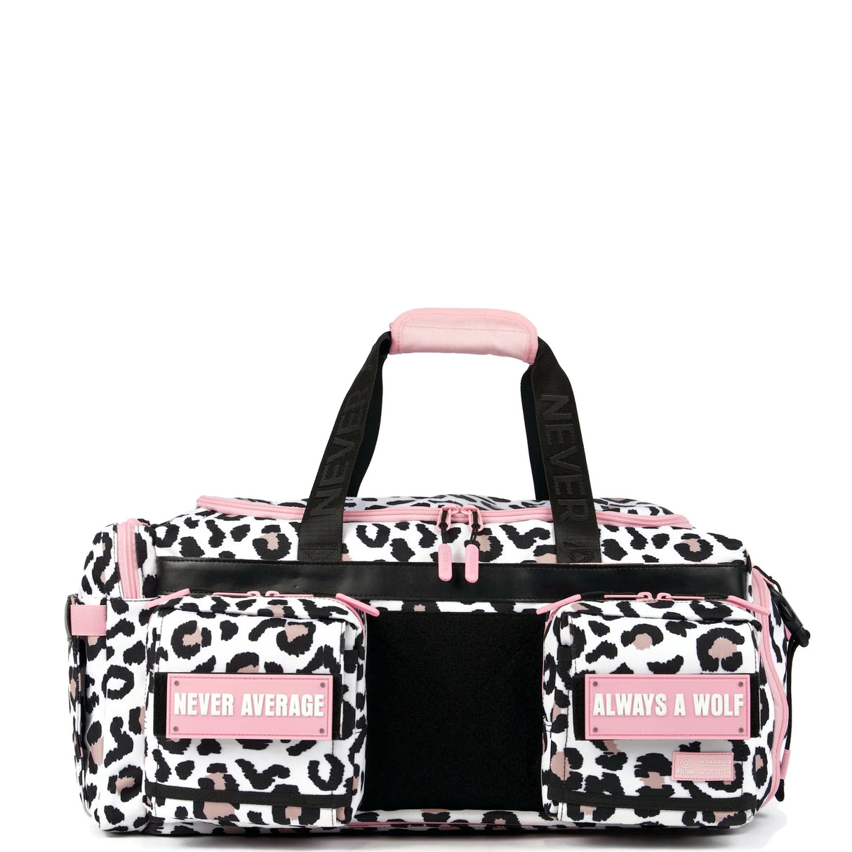 40L Ultimate Duffle Bag Leopard Pink Zip