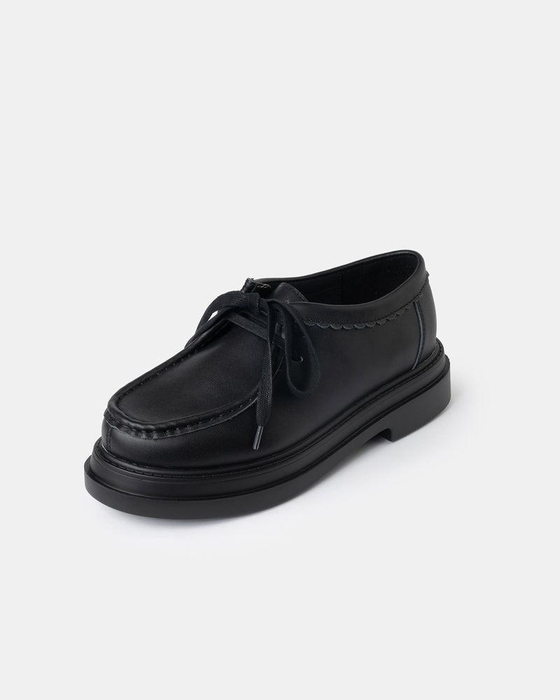 WYDR Marnie Lace-Up Moccasins Black Size: 9WW