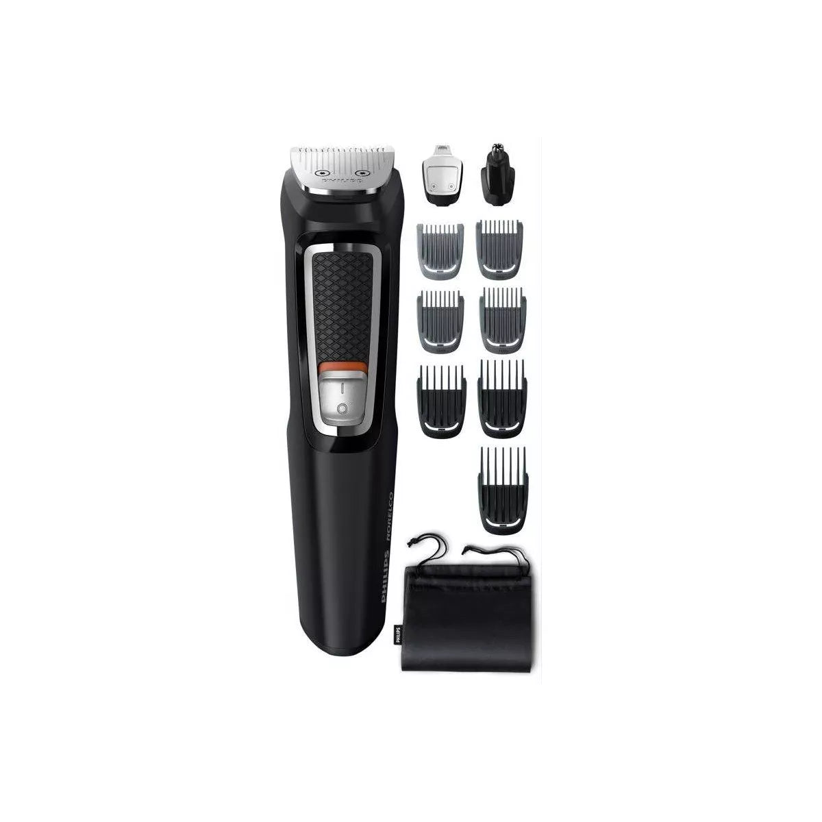 Philips Norelco Series 3000 Multigroom All-in-One Men's Rechargeable Electric Trimmer with 13 Attachments - MG3740/40