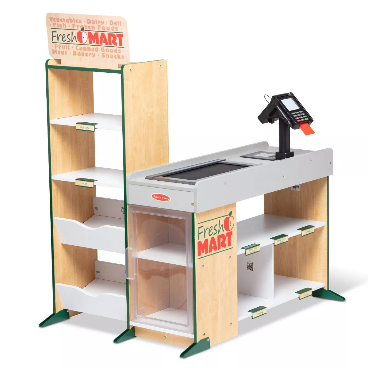 LOCAL PICKUP ONLY Melissa & Doug Freestanding Wooden Fresh Mart Grocery Store