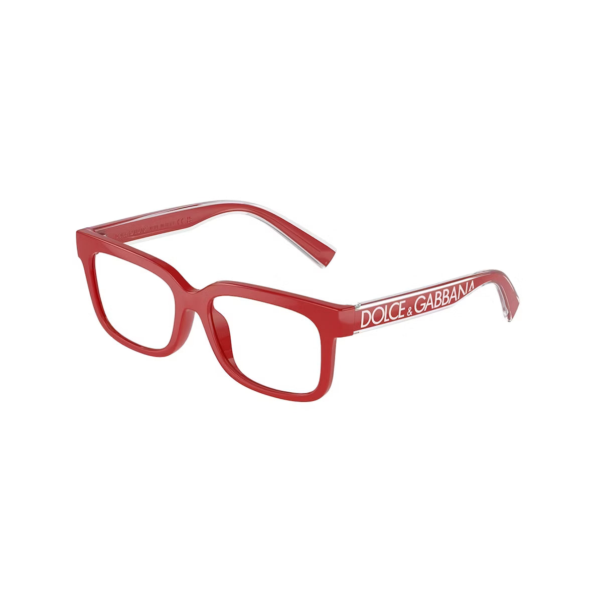 Dolce & Gabbana DX 5002 3088 Childrens Rectangle Eyeglasses Red 49mm