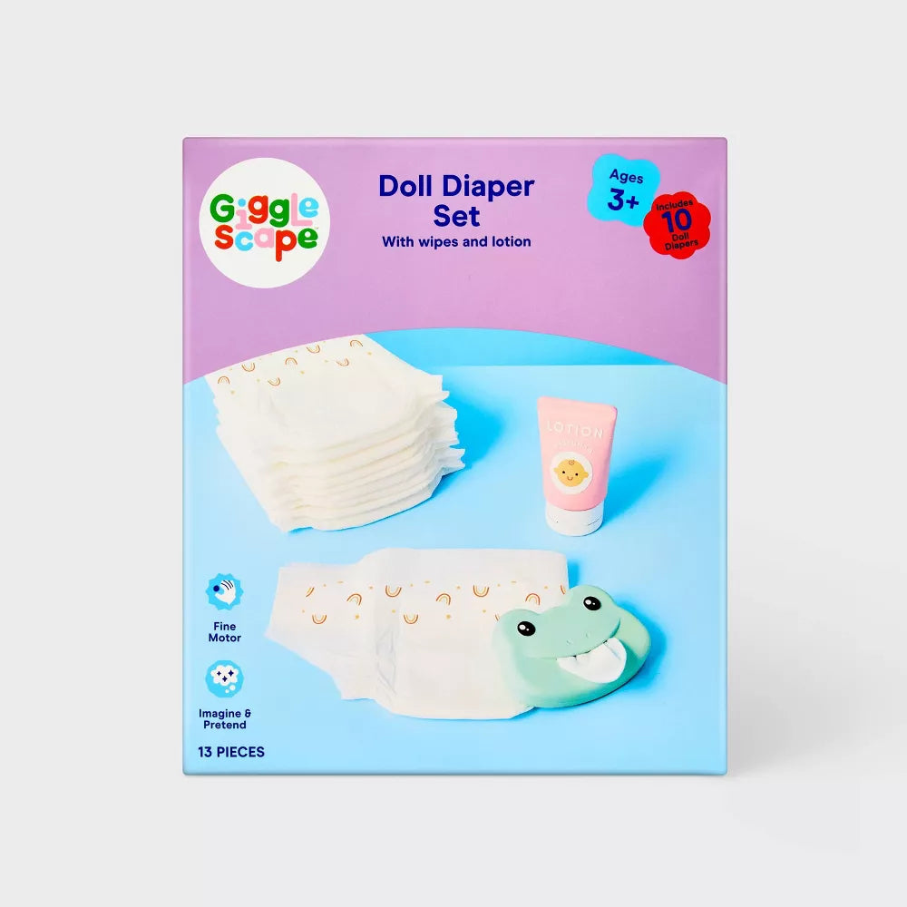Doll Diaper Set - Gigglescape™