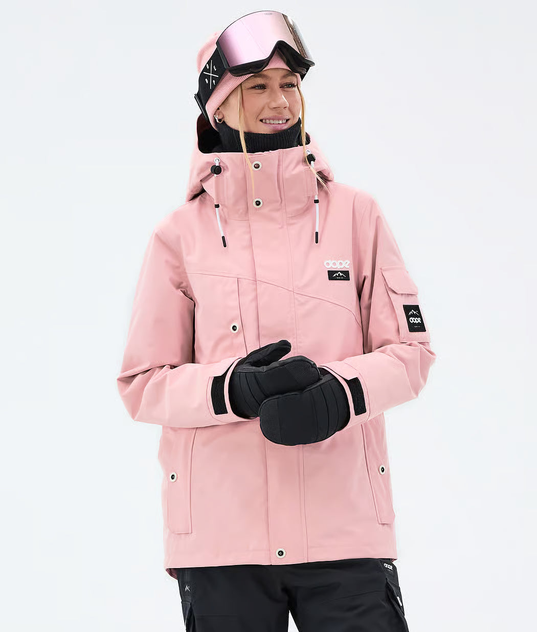 Adept W Snowboard Jacket Women Soft Pink Size: Small