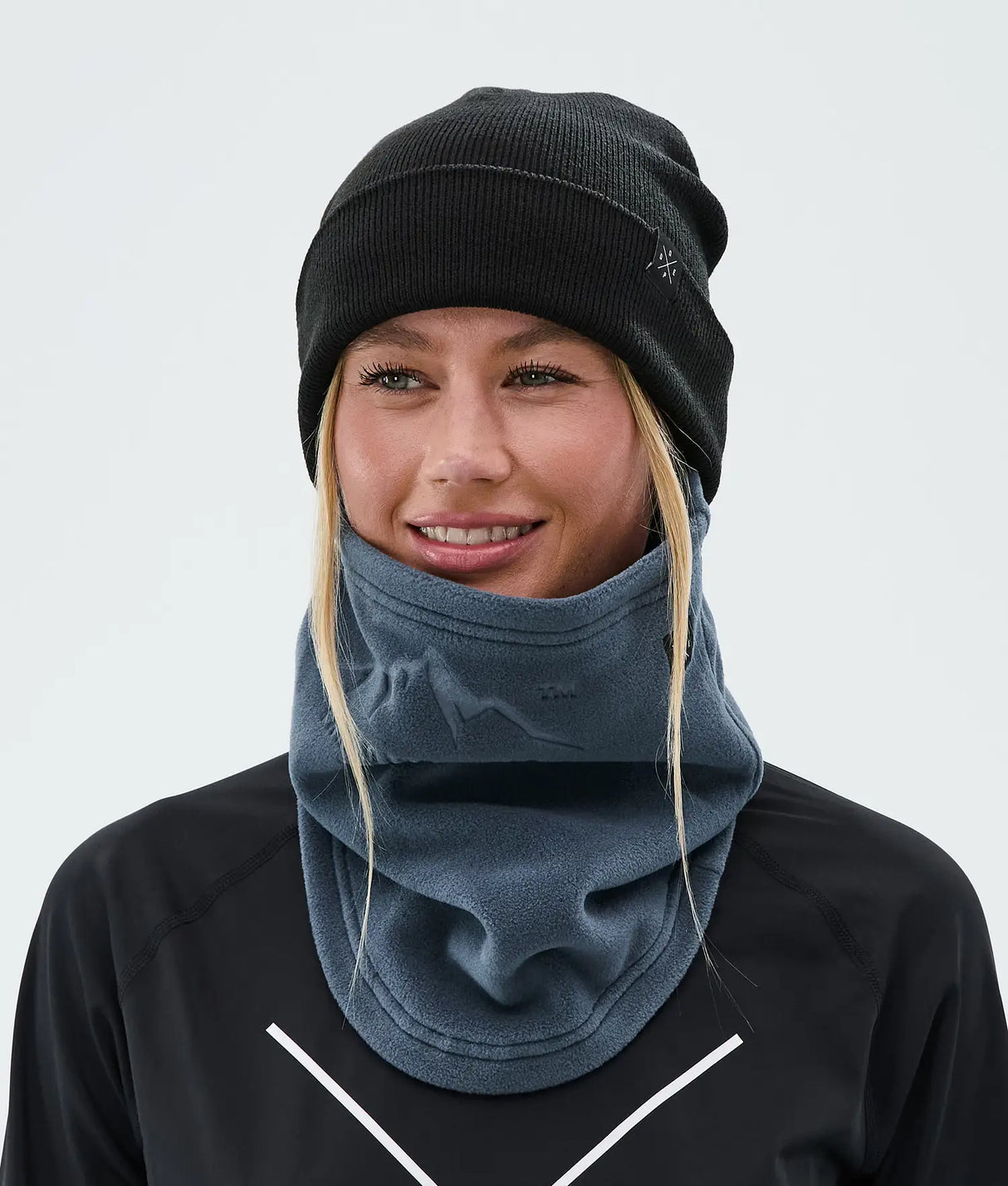 Dope Cozy Tube Facemask Metal Blue