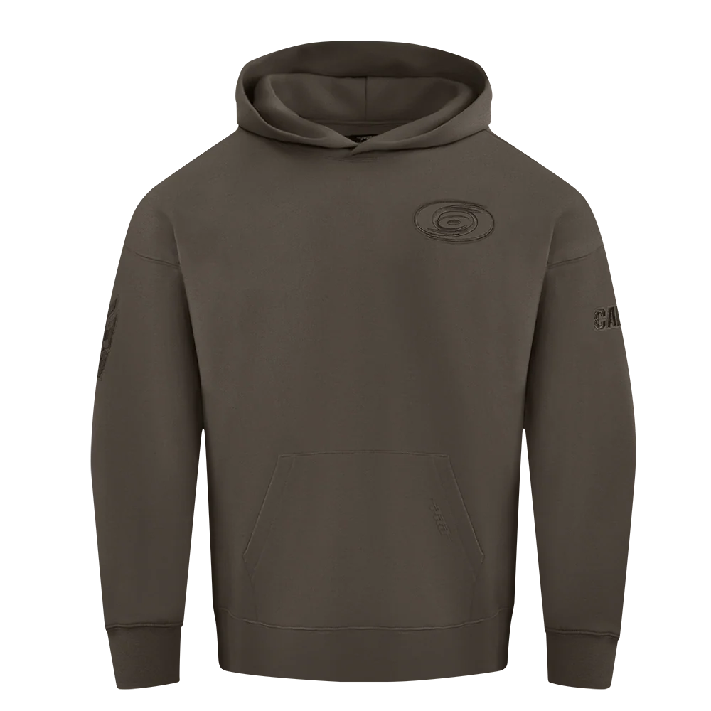 NHL CAROLINA HURRICANES NEUTRAL MEN'S DROP SHOULDER PULLOVER HOODIE-2-XL