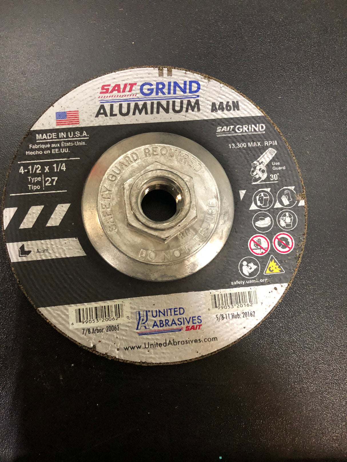 Type 27 Depressed Center Grinding Wheels