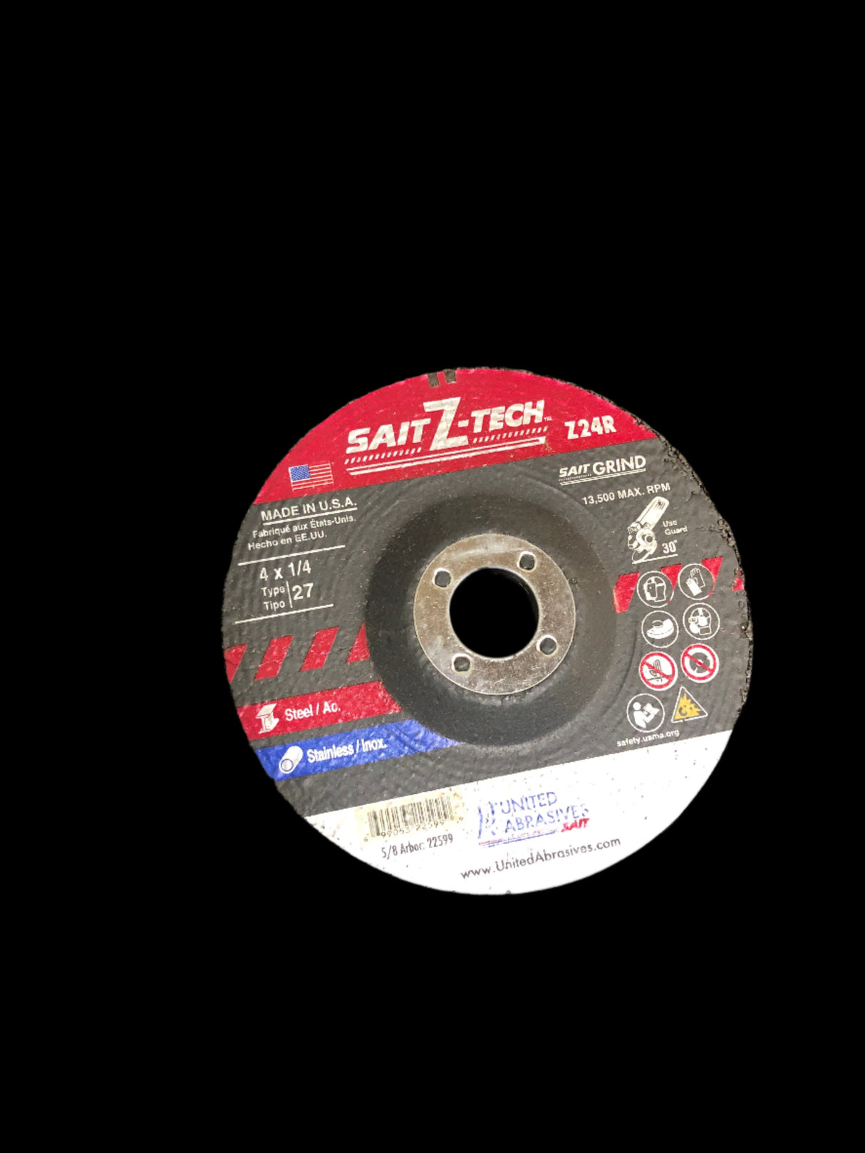 Type 27 Depressed Center Grinding Wheels