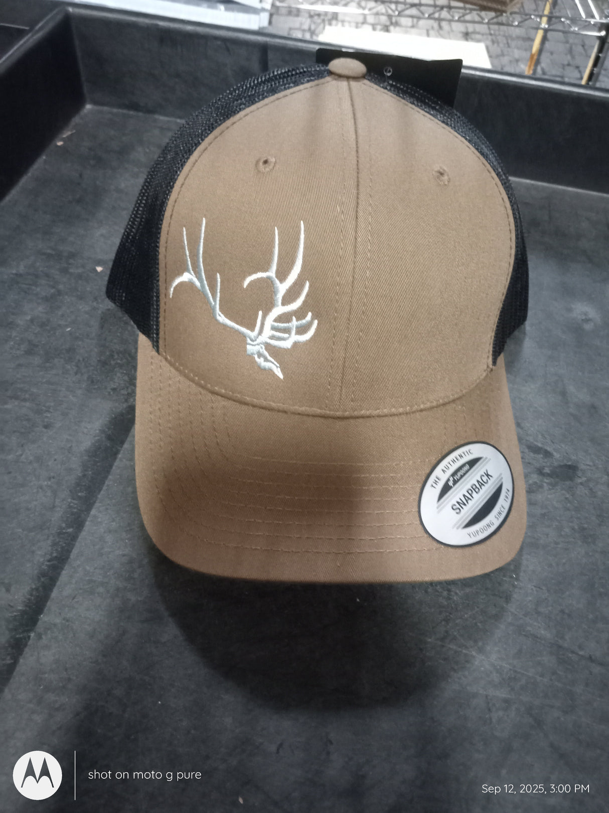 Yupoong 6606 YP Classics Retro Trucker Cap-moss/black