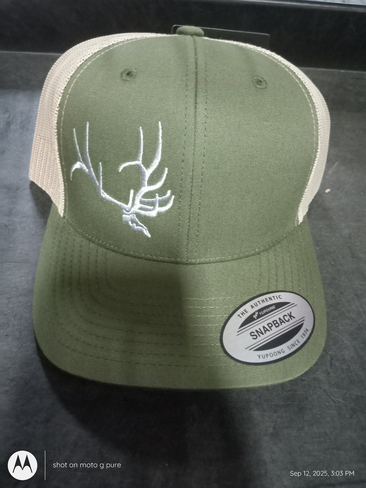 Yupoong 6606 YP Classics Retro Trucker Cap-moss/khaki