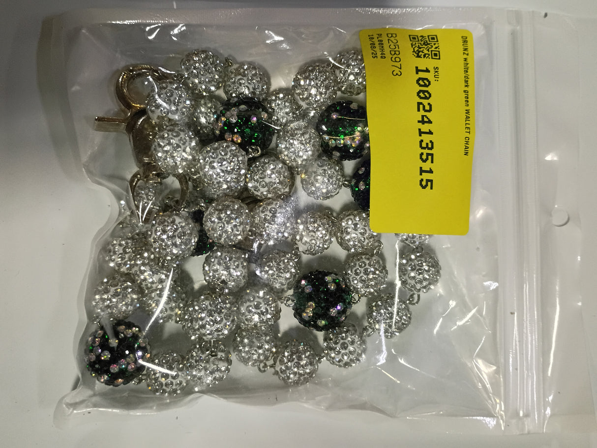 DRUNZ white/ dark green- WALLET CHAIN