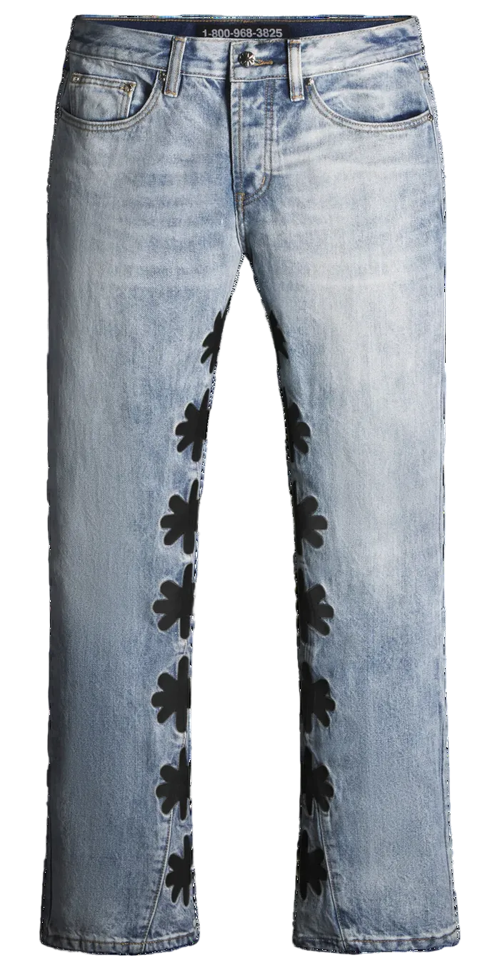 Lost Shdws Blue/Black Denim Size: 32