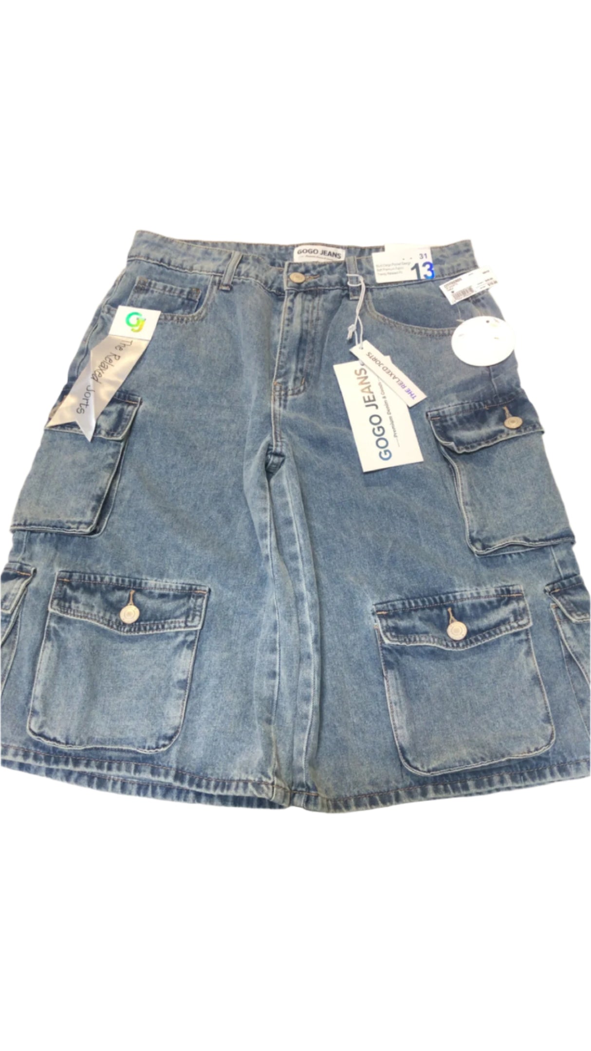Gogo Jean Cargo shorts Size: 13