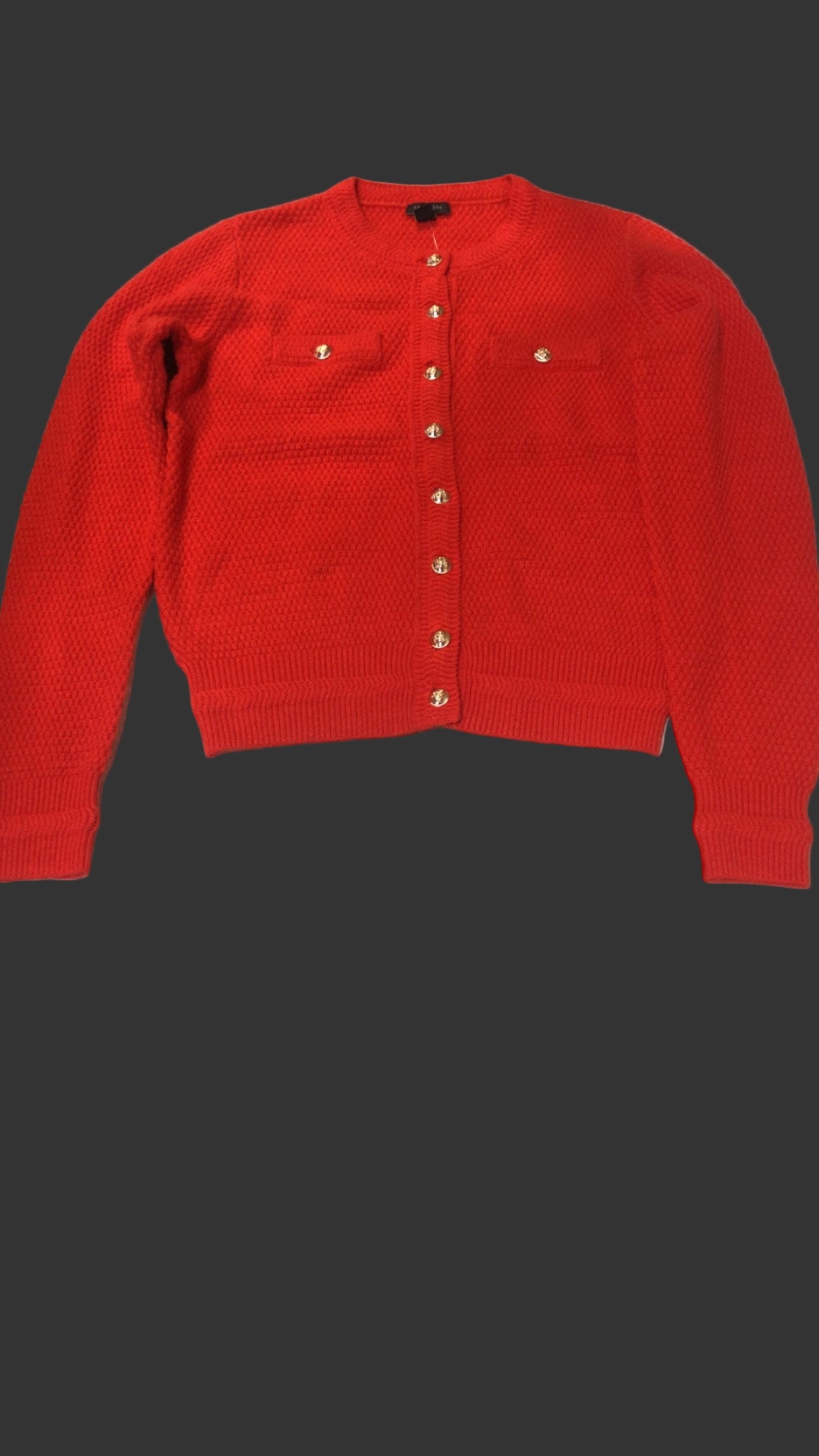 Ann Taylor Button Up Sweater Size: Medium